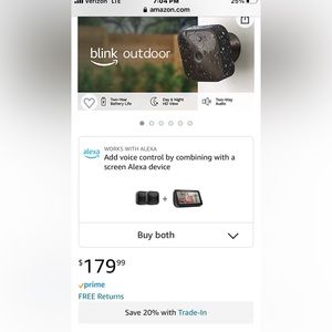 New in box Blink 2 cameras system